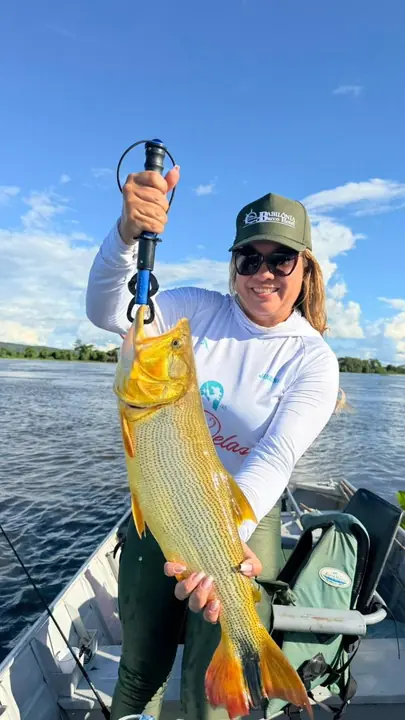 Dourado pescado no Pantanal